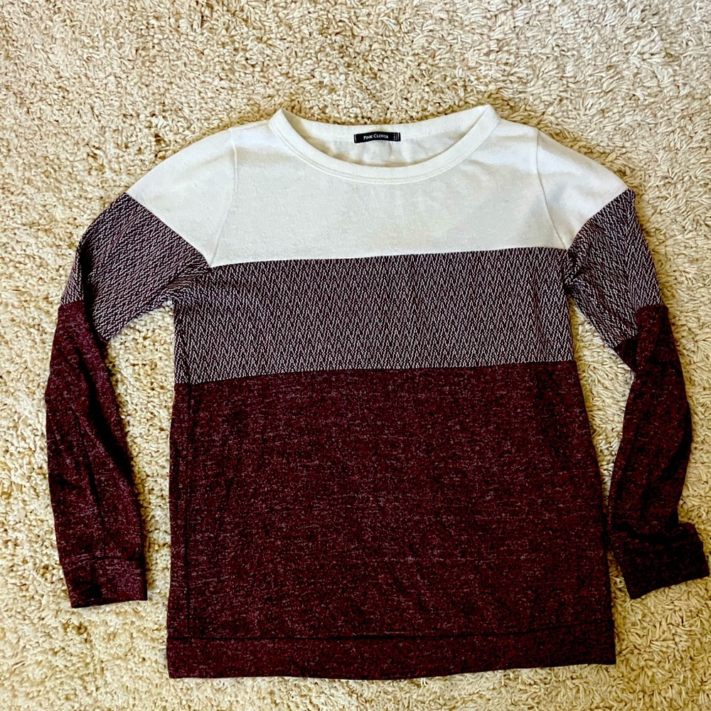 Pink clover lightweight long sleeve